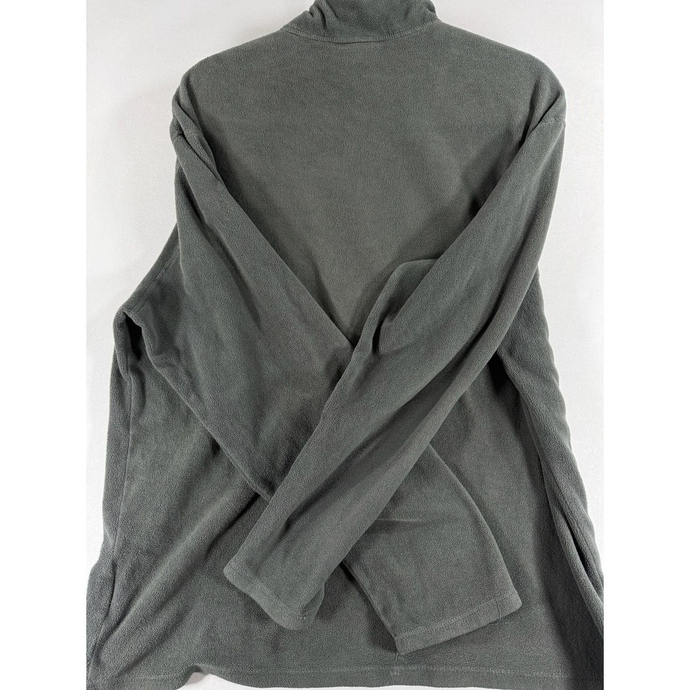 The North Face Jacket Men's Gray Fleece 1/4 Quarter Zip Pullover Sweatshirt Hiki - Picture 4 of 13
